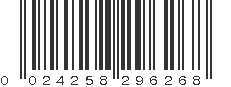 UPC 024258296268