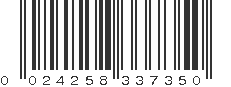 UPC 024258337350