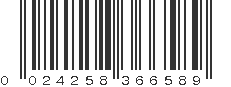 UPC 024258366589