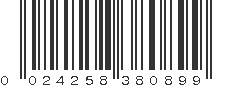 UPC 024258380899