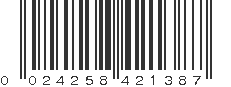 UPC 024258421387