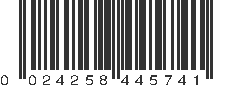 UPC 024258445741