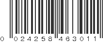 UPC 024258463011