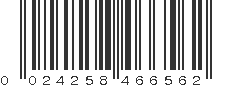 UPC 024258466562