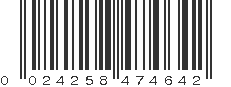 UPC 024258474642