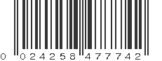 UPC 024258477742