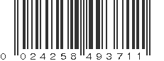 UPC 024258493711