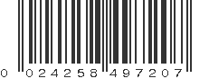 UPC 024258497207