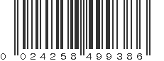 UPC 024258499386