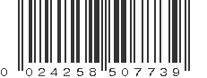 UPC 024258507739