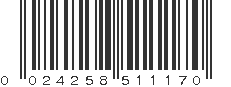 UPC 024258511170