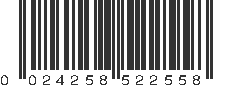 UPC 024258522558