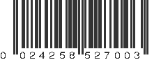 UPC 024258527003