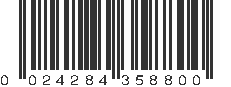 UPC 024284358800