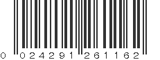 UPC 024291261162