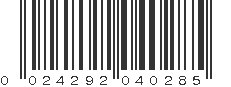 UPC 024292040285