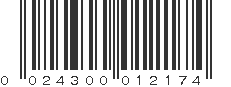 UPC 024300012174