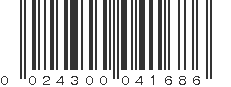 UPC 024300041686