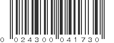 UPC 024300041730