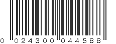 UPC 024300044588