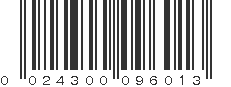 UPC 024300096013