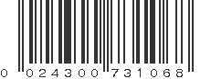 UPC 024300731068