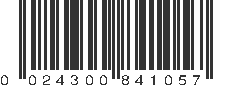 UPC 024300841057