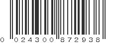UPC 024300872938
