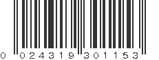 UPC 024319301153