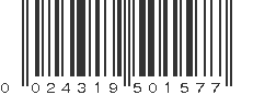 UPC 024319501577