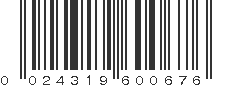 UPC 024319600676