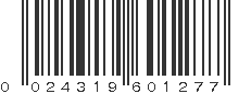 UPC 024319601277