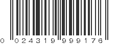 UPC 024319999176