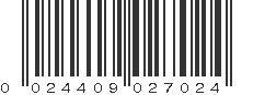 UPC 024409027024