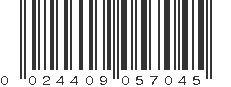 UPC 024409057045