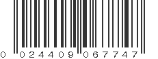 UPC 024409067747