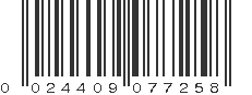 UPC 024409077258