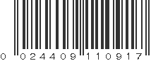 UPC 024409110917