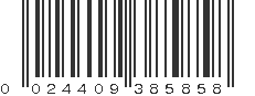 UPC 024409385858