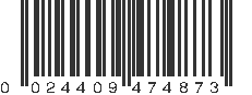 UPC 024409474873