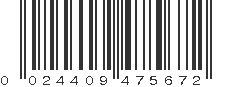 UPC 024409475672