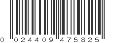 UPC 024409475825