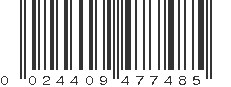 UPC 024409477485