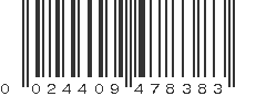 UPC 024409478383