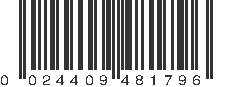 UPC 024409481796