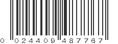 UPC 024409487767