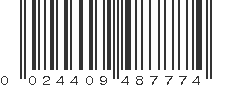 UPC 024409487774