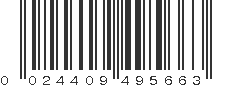 UPC 024409495663