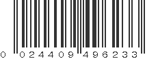 UPC 024409496233