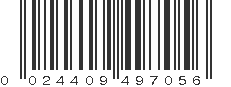 UPC 024409497056